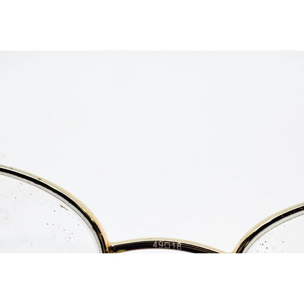 Unbranded Eyeglasses Frames Womens Gold Pink Frost OM 105 Oval 49-18-135